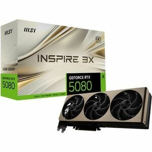 MSI RTX 5080 16G INSPIRE 3X OC - Premium NVIDIA RTX 5090 GPU or gaming laptop at GPUElite with fast US shipping